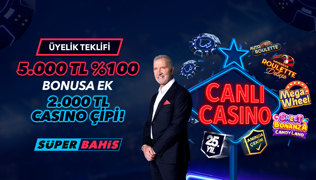 Süperbahis Canlı Casino Hoşgeldin Bonusu Kazandırmaya Hazır